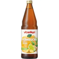 Kombucha Lime - ingefær Øko. - 750 ml.