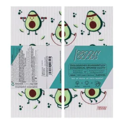 Karklud u. plastik m. avocado - 1 stk