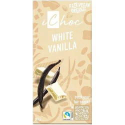 Ichoc white vanilla Øko. - 80 gram