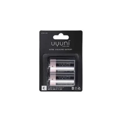 C Batteri, 1,5V, 6700 mAh, 2-pack