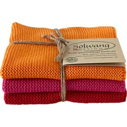 Gode gammeldags klarklude Orange/pink/rød - 1 pk.