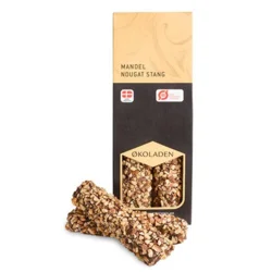 Mandel nougat stang Øko. - 75 gram