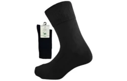 Cotton - Diabetic & Comfort sock, Sort, Str. 35-38
