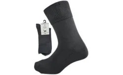 Cotton - Diabetic & Comfort sock, Grå, Str. 35-38 - 1 par