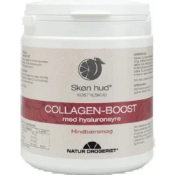 Collagen-boost med hyaluronsyre - Hindbærsmag - 350 gram
