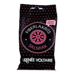 Fiberlakrids Salmiak - 125 gram
