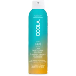 Clear Sunscreen Body Spray SPF 30, Pina Colada - 177 ml.