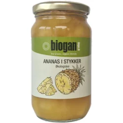 Ananas i stykker Økologisk - 340 gram