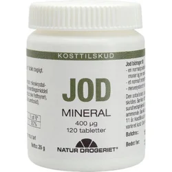 Natur-Drogeriet Jod Tabletter 400 Μg | 120 tabletter