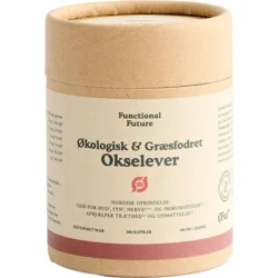 Premium Okse Lever Økologisk - 200 kapsler