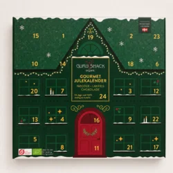 Guru Snack Gourmet Julekalender Økologisk - 1 stk (inkl. gratis pose Guru Snack Cashew Nødder)