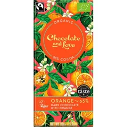 Mørk chokolade med appelsin 65% Ø