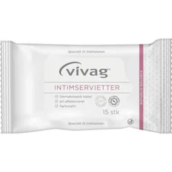 Vivag intimservietter 15 stk - 1 pk.