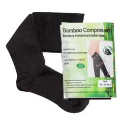 Bambus kompressionsstrømper M/L - 1 pk.