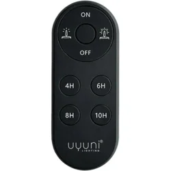 Remote Control Oval Black - 1 stk