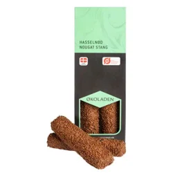 Nougat stang hasselnød Økologisk - 75 gram