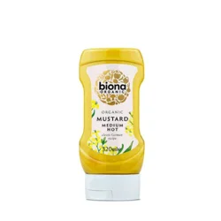 Sennep medium hot (squeezy) Ø - 320 ml.