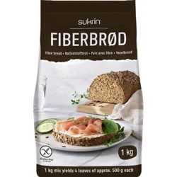 Fiberbrød glutenfri - 1 kg.