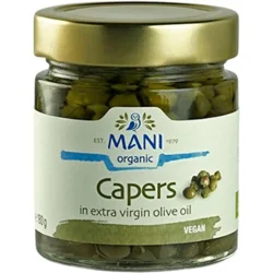 Kapers i olivenolie Økologisk - 180 gram