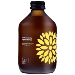 Kombucha Longbrew Curcuma + Ginger Økologisk - 330 ml.