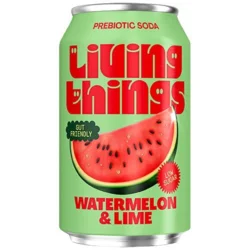 Watermelon & Lime Soda - 330 ml.