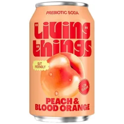 Peach & Blood Orange Soda - 330 ml.