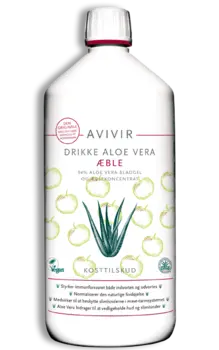 Avivir Drikke Aloe Vera med æblesmag - 1000 ml.