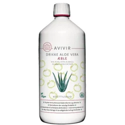 Avivir Drikke Aloe Vera med æblesmag - 1000 ml.