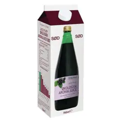 Aronia Juice med rørsukker - 750 ml.