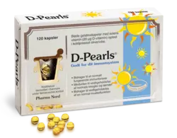 D-Pearls 20 mikrgram - 120 kapsler