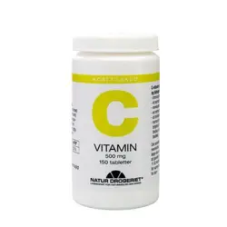 Mega C syreneutral 500 mg. Naturdrogeriet - 150 tabletter