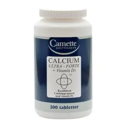Calcium Ultra Forte + D vit. - 200 tabletter