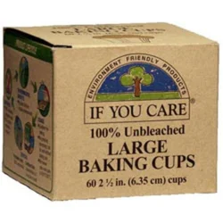 Bageforme large ubleget 100% nedbrydelig - 60 stk
