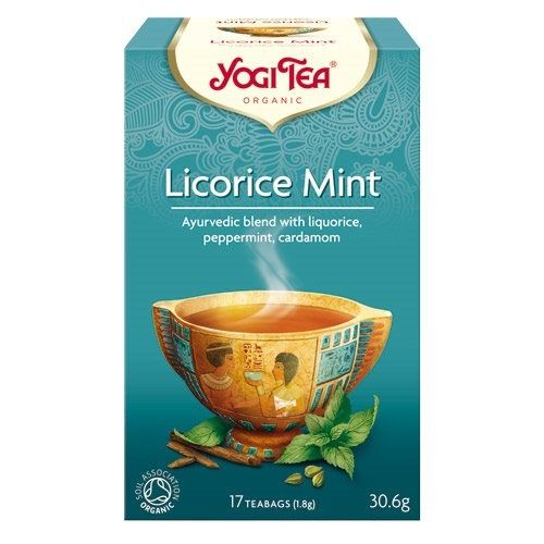 Køb Yogi Tea liquorice mint Økologisk 17 breve til 35,95 DKK