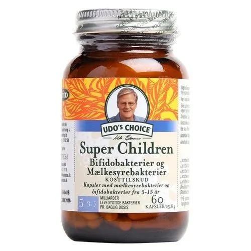 Køb Udo's Probiotics Super Children - 60 kapsler til 219,95 DKK