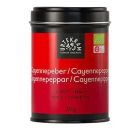 Cayennepeber Økologisk Urtekram - 30 gram