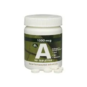 A-vitamin 1500 mcg/5000 ie - 90 tabletter