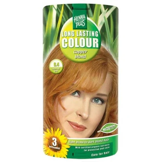 Henna Plus - Long lasting colour system , Copper Blond 8,4