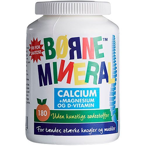 Børnemineral m. appelsin - 180 tabletter