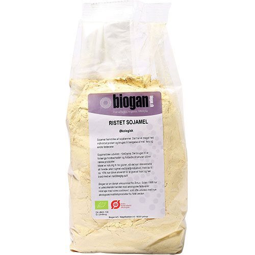 Soyamel ristet Økologisk - 500 gram