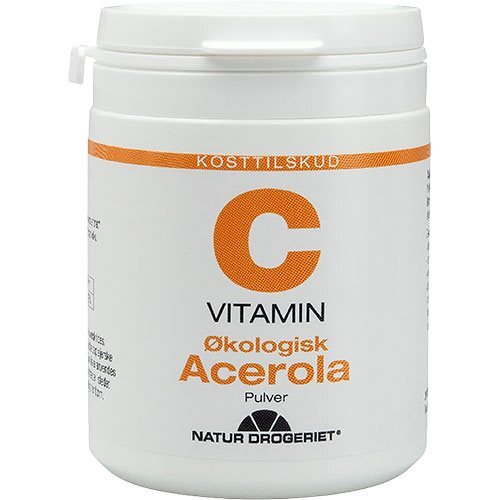 Acerola C-pulver Økologisk - 100 gram