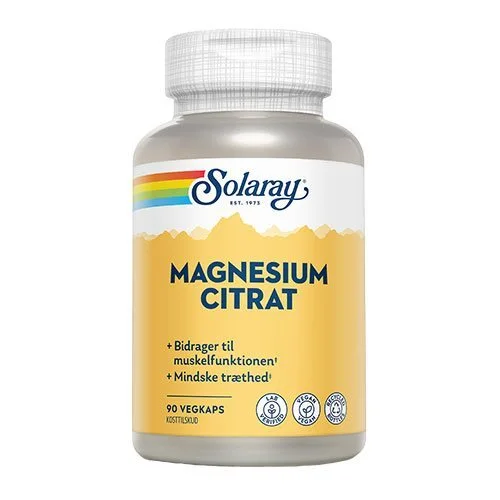 Magnesium Citrat - 90 kapsler
