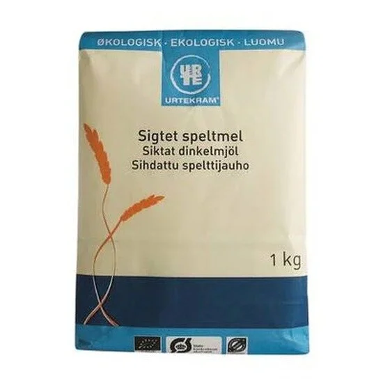 Speltmel sigtet Økologisk Urtekram - 1 kg.