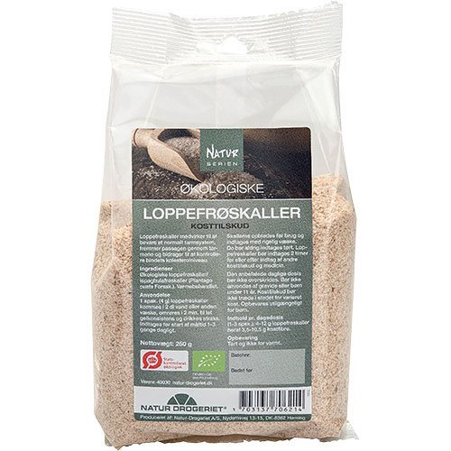 Loppefrøskaller Økologisk - 250 gram