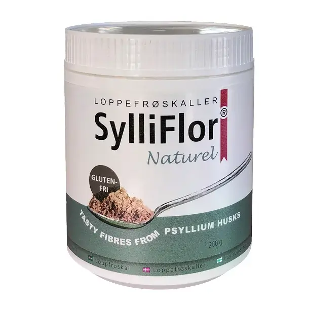 SylliFlor Naturel loppefrøskaller 200 gram