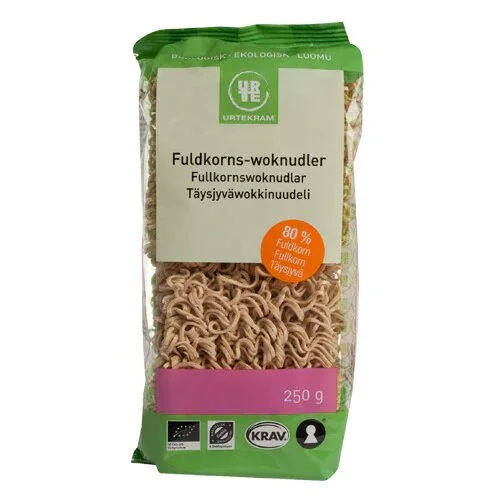 Fuldkorns woknudler Økologiske - 250 gram