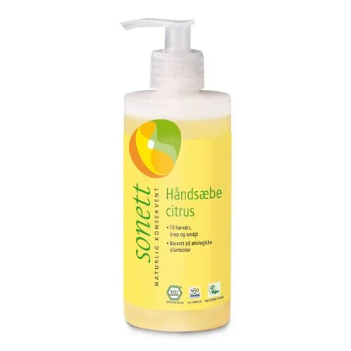 Sonett Håndsæbe citrus - 300 ml.