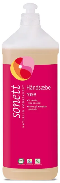 Sonett Håndsæbe rose - 1 ltr