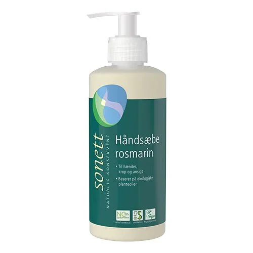 Sonett Håndsæbe rosmarin - 300 ml.