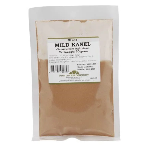 Kanel mild stødt ceylon - 50 gram